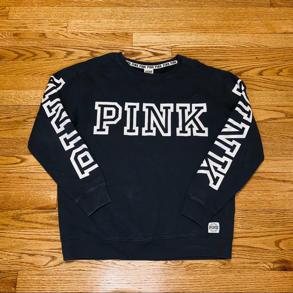 VS PINK Forrest Green Crew Neck